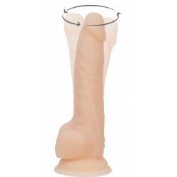 Фаллоімітатор з вибрацією та ротацією Naked ADDICTION James 8″ Rotating & Vibrating Dong, пульт ДУ Фаллоімітатор з вибрацією та ротацією Naked ADDICTION James 8″ Rotating & Vibrating Dong, пульт ДУ