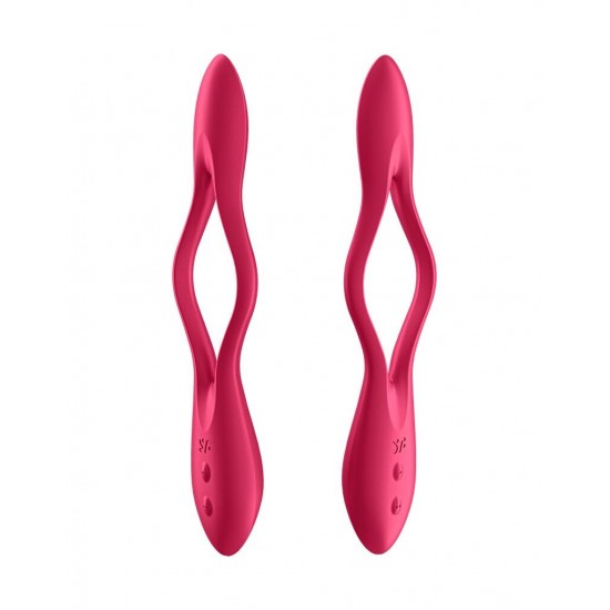 Універсальний гнучкий вібратор для пар Satisfyer Elastic Joy Red