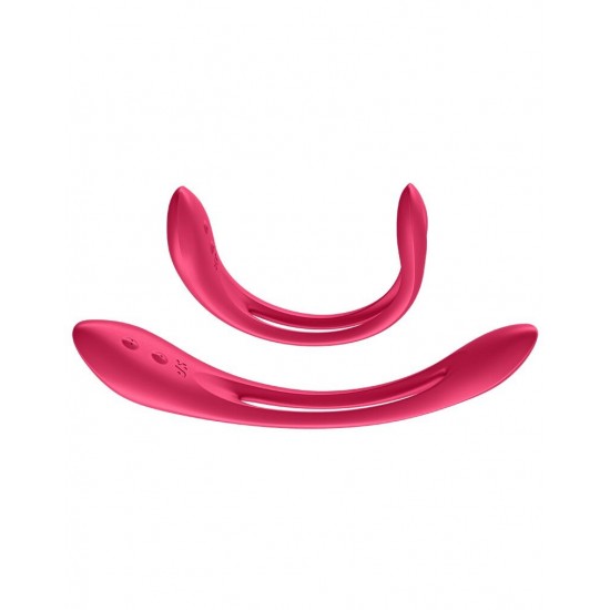 Універсальний гнучкий вібратор для пар Satisfyer Elastic Joy Red