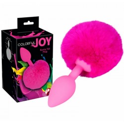 Анальная пробка с хвостом / Colorful Joy Bunny Tail Plug