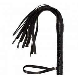 Флогер VIP Leather Flogger, Black