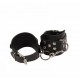 Наручники Leather Hand Cuffs, Black (280173) з натуральнщї шкіри