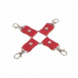 Конектор Leather Fixer, Red KVL-280176 з натуральної шкіри