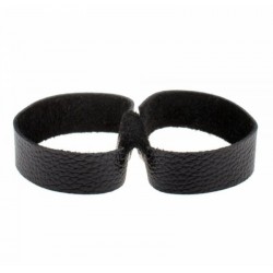 Наручники з натуральної шкіри Miracles, Black S KVL-280227