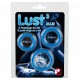 Набор Эрекционных Колечек 'Lust 3 Blue'