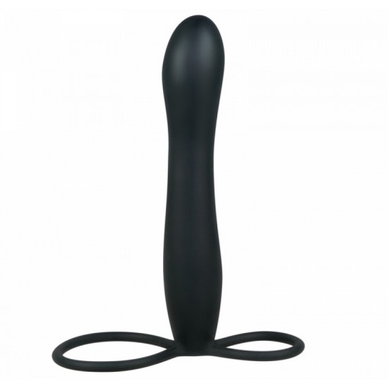 Насадка для двойного проникновения / Anal Special Silicone Black