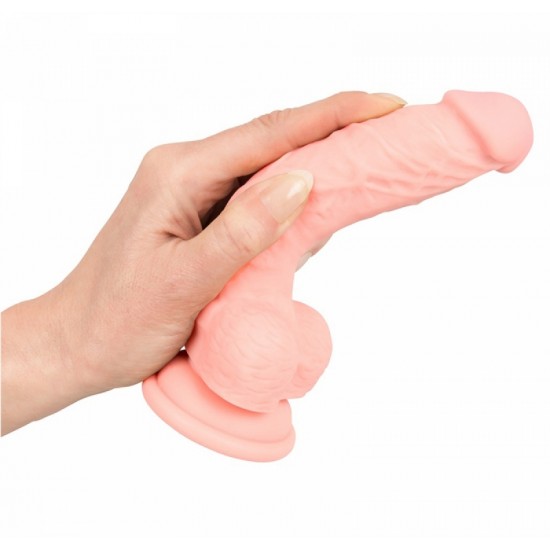 Фаллоимитатор с мошонкой - Medical Silicone Dildo 18 cm