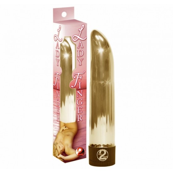 Vibrator 'Ladyfinger' gold / Вибратор