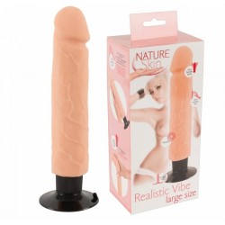 Nature Skin Realistic Vibe Large Size/ Вибратор из киберкожи Nature Skin Realistic Vibe Large Size/ Вибратор из киберкожи
