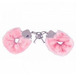 Наручники с мехом Love Cuffs Pink