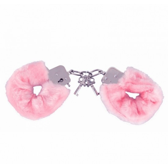 Наручники с мехом Love Cuffs Pink