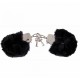 Наручники с мехом Love Cuffs Black