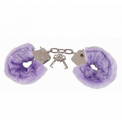 Наручники с мехом Love Cuffs Purp