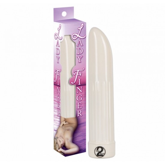 Vibrator 'Ladyfinger' weiß / Вибратор