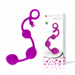 Pretty Love Balls 3, Purple / Анальная цепочка