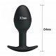 Анальная пробка - Pretty Love silicone Anal Plug Black