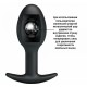 Анальная пробка - Pretty Love silicone Anal Plug Black