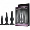 Набор анальных пробок - Begginer's Mini Anal Kit Black