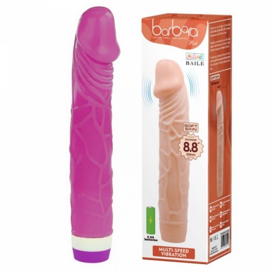 Вібратор - Barbara Bob Vibrator Purple, 22,5 см