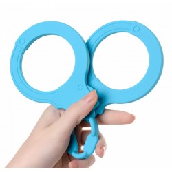 Наручники силиконовые A-Toys, голубые (266001)