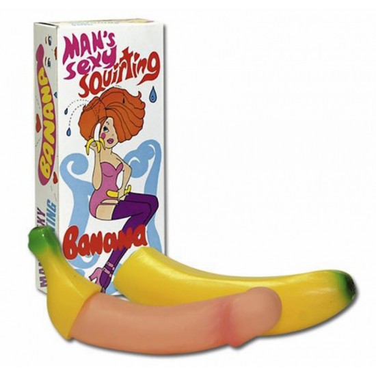 Прикольная игрушка-банан Squirting banana