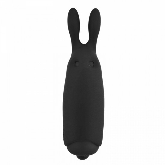 Віброкуля Adrien Lastic Pocket Vibe Rabbit Black зі стимулюючими вушками