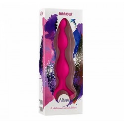 Анальная цепочка Alive Arrow Pink, силикон, макс. диаметр 3см Анальная цепочка Alive Arrow Pink, силикон, макс. диаметр 3см