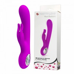 Вібратор USB-зарядний Pretty Love Hot Rabbit Вібратор USB-зарядний Pretty Love Hot Rabbit
