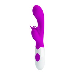 Багатофункціональний вібратор PRETTY LOVE Butterfly Kiss Vibrator Purple