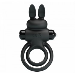 Эрекционное кольцо с клиторной стимуляцией 'Penis Ring III'