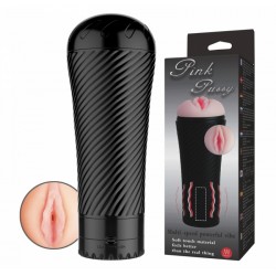 Вибромаструбатор-вагина в колбе / Pink Pussy Masturbator