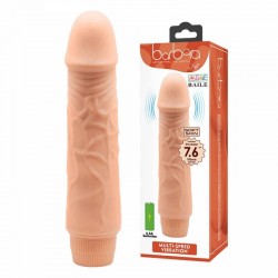 Вібратор - Barbara Jeff Vibrator Skin, 19,5 см