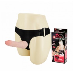 Страпон Super Harness Flesh