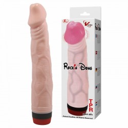 Вибратор телесный RockIn Dong Vibe Flesh 21,5 cm Вибратор телесный RockIn Dong Vibe Flesh 21,5 cm