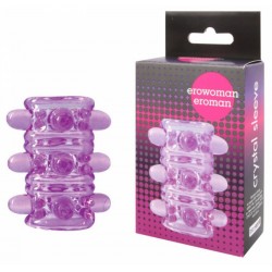 Насадка на член открытого типа - 'CRYSTAL SLEEVE' (без бусинок)