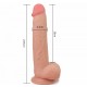 Фаллоимитатор с мошонкой - Skinlike Soft Dong 24,5 см