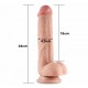 Фаллоимитатор с мошонкой - Skinlike Soft Dong 24,5 см