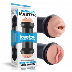 Двухсторонний маструбатор в колбе / Traning Master Flesh