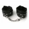 Наручники для рук с мехом Notabu чёрные