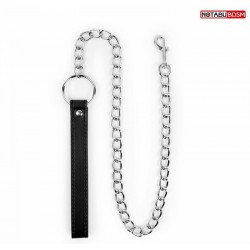 Поводок для ошейника L 770 мм, цвет чёрный