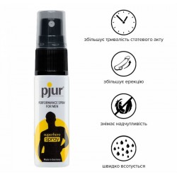 Пролонгуючий спрей pjur Superhero Spray 20 мл, натуральні компоненти Пролонгуючий спрей pjur Superhero Spray 20 мл, натуральні компоненти
