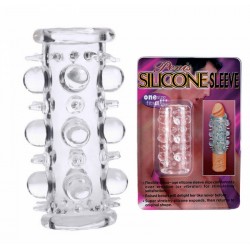 Насадка на член открытого типа- Silicone Sleeve