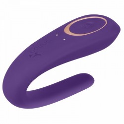 Вібратор для пар Satisfyer Double Classic з одним моторчиком Вібратор для пар Satisfyer Double Classic з одним моторчиком
