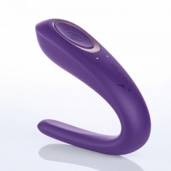 Вібратор для пар Satisfyer Double Classic з одним моторчиком Вібратор для пар Satisfyer Double Classic з одним моторчиком