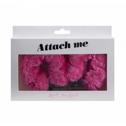 Наручники з плюшевою обробкою Love To Love ATTACH ME Pink