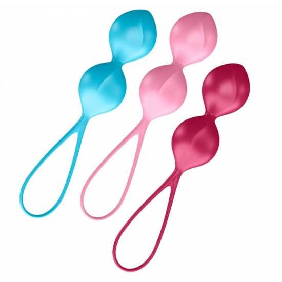 Вагинальные шарики Satisfyer V Balls (3 пары), диаметр 3,4см, вес 79-114-150гр Вагинальные шарики Satisfyer V Balls (3 пары), диаметр 3,4см, вес 79-114-150гр