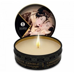 Масажная свічка Shunga Mini Massage Candle - Intoxicating Chocolate (30 мл) с афродизіаками Масажная свічка Shunga Mini Massage Candle - Intoxicating Chocolate (30 мл) с афродизіаками