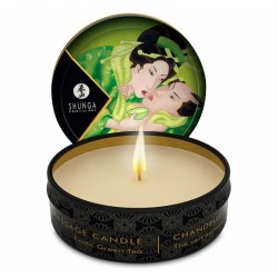 Масажна свічка Shunga Mini Massage Candle - Exotic Green Tea (30 мл) с афродизіаками Масажна свічка Shunga Mini Massage Candle - Exotic Green Tea (30 мл) с афродизіаками