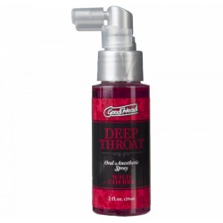 Спрей для мінету Doc Johnson GoodHead DeepThroat Spray – Wild Cherry 59 мл для глибокого мінету Спрей для мінету Doc Johnson GoodHead DeepThroat Spray – Wild Cherry 59 мл для глибокого мінету
