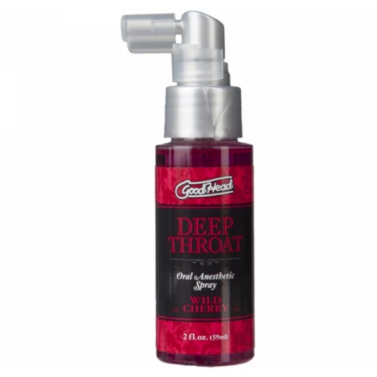 Спрей для мінету Doc Johnson GoodHead DeepThroat Spray – Wild Cherry 59 мл для глибокого мінету